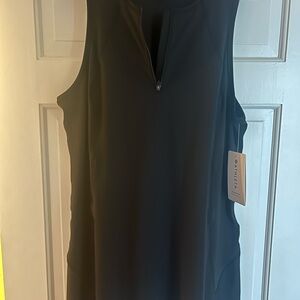 Athleta Black Sleeveless Tennis Dress, XL